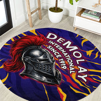 DeMolay 1919 Round Carpet Knight Faith Unto Death Graphic Art