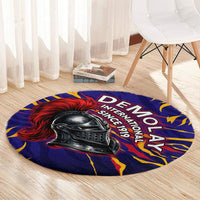 DeMolay 1919 Round Carpet Knight Faith Unto Death Graphic Art