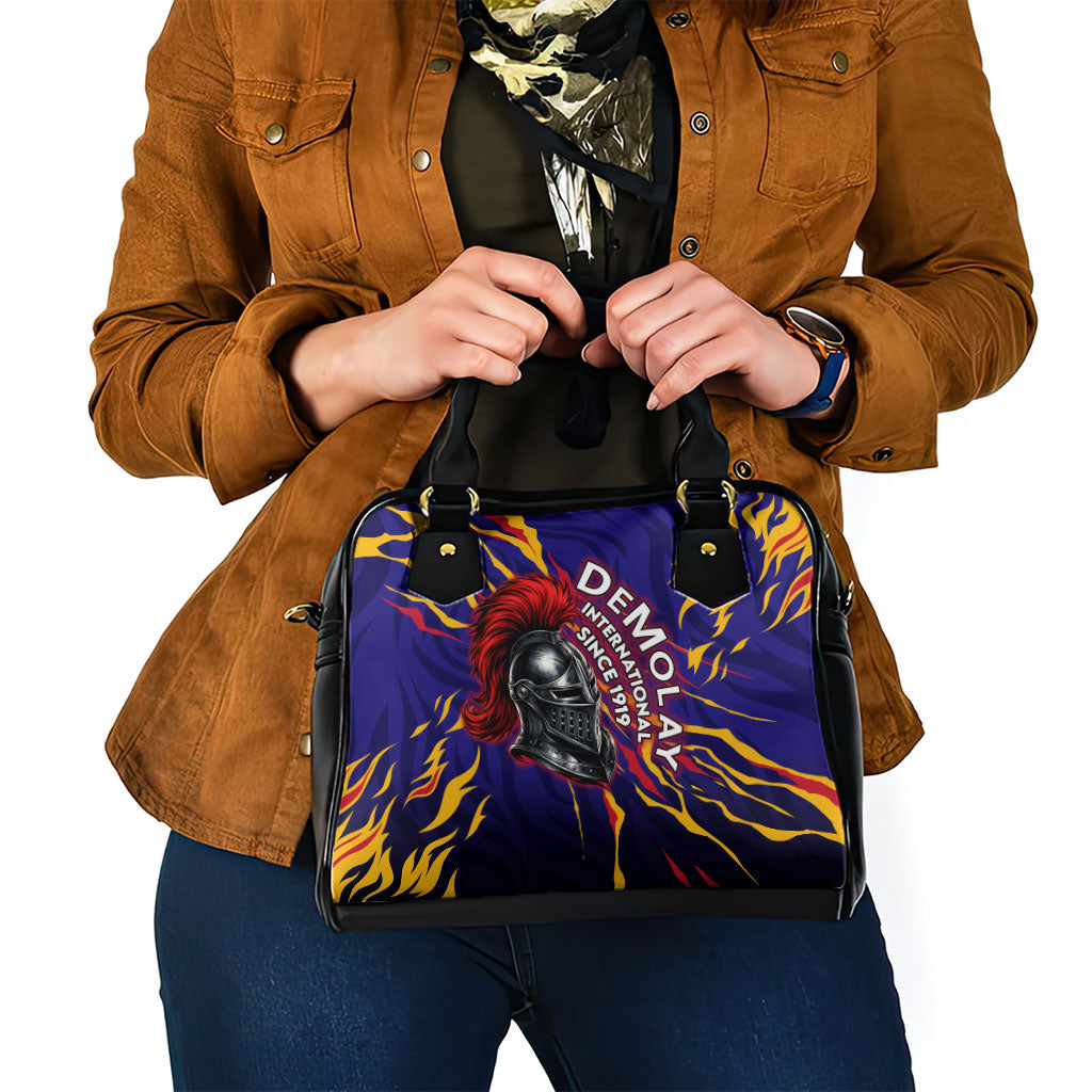 DeMolay 1919 Shoulder Handbag Knight Faith Unto Death Graphic Art