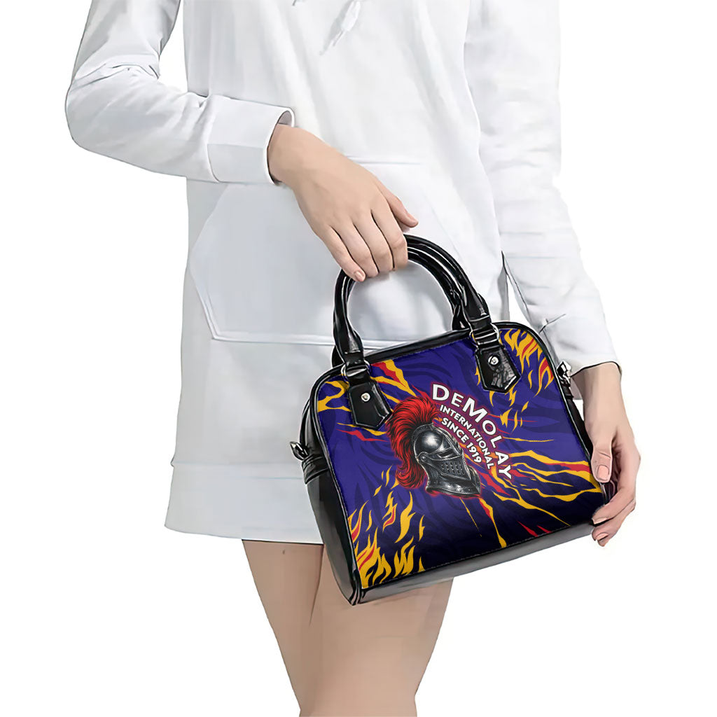 DeMolay 1919 Shoulder Handbag Knight Faith Unto Death Graphic Art