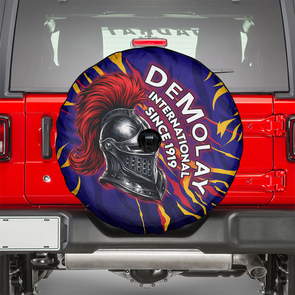 DeMolay 1919 Spare Tire Cover Knight Faith Unto Death Graphic Art