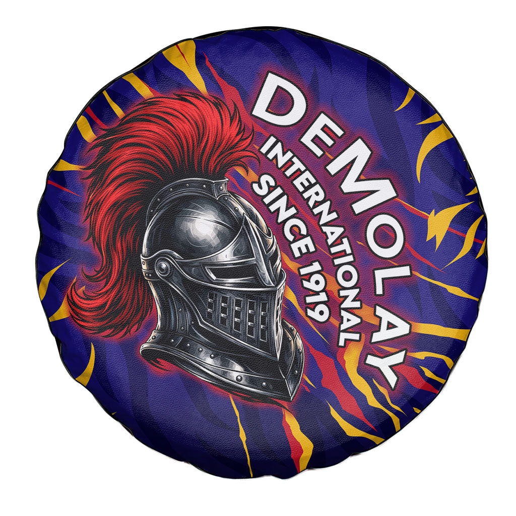 DeMolay 1919 Spare Tire Cover Knight Faith Unto Death Graphic Art