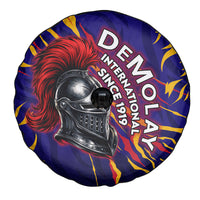 DeMolay 1919 Spare Tire Cover Knight Faith Unto Death Graphic Art