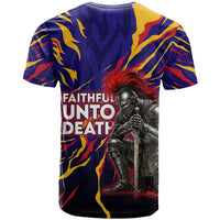 DeMolay 1919 T Shirt Knight Faith Unto Death Graphic Art