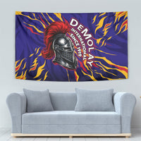 DeMolay 1919 Tapestry Knight Faith Unto Death Graphic Art