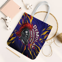 DeMolay 1919 Tote Bag Knight Faith Unto Death Graphic Art