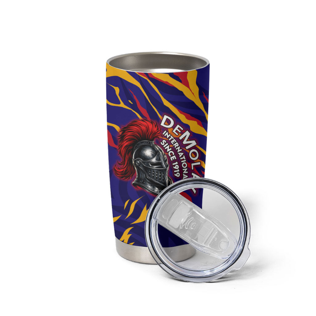 DeMolay 1919 Tumbler Cup Knight Faith Unto Death Graphic Art