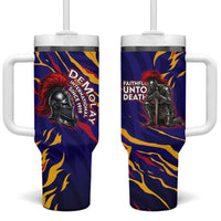 DeMolay 1919 Tumbler With Handle Knight Faith Unto Death Graphic Art