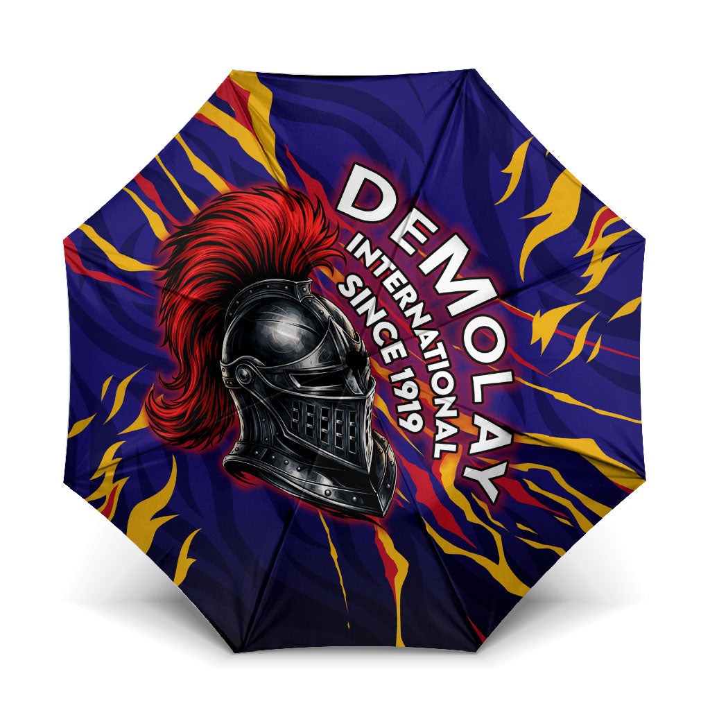 DeMolay 1919 Umbrella Knight Faith Unto Death Graphic Art