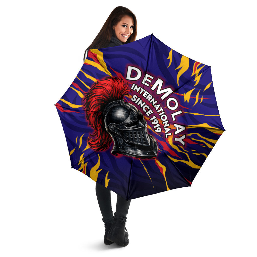 DeMolay 1919 Umbrella Knight Faith Unto Death Graphic Art