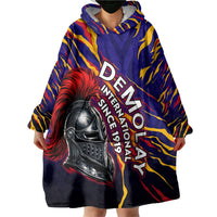 DeMolay 1919 Wearable Blanket Hoodie Knight Faith Unto Death Graphic Art