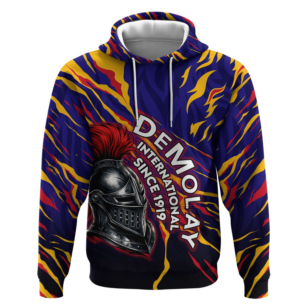 DeMolay 1919 Zip Hoodie Knight Faith Unto Death Graphic Art