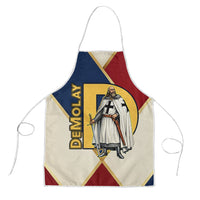 Jacques De Molay Apron Crusader Knight Retro Virtues Seven Precepts