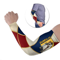 Jacques De Molay Arm Sleeves Crusader Knight Retro Virtues Seven Precepts