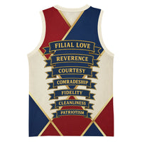 Jacques De Molay Basketball Jersey Crusader Knight Retro Virtues Seven Precepts