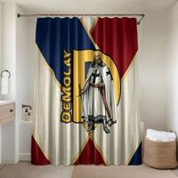 Jacques De Molay Bathroom Set Crusader Knight Retro Virtues Seven Precepts