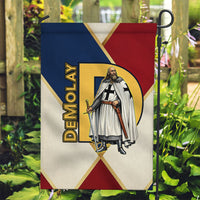 Jacques De Molay Garden Flag Crusader Knight Retro Virtues Seven Precepts