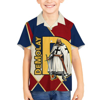 Jacques De Molay Hawaiian Shirt Crusader Knight Retro Virtues Seven Precepts