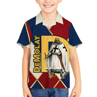 Jacques De Molay Kid Hawaiian Shirt Crusader Knight Retro Virtues Seven Precepts