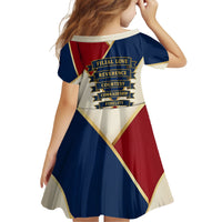 Jacques De Molay Kid Short Sleeve Dress Crusader Knight Retro Virtues Seven Precepts