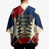 Jacques De Molay Kimono Crusader Knight Retro Virtues Seven Precepts
