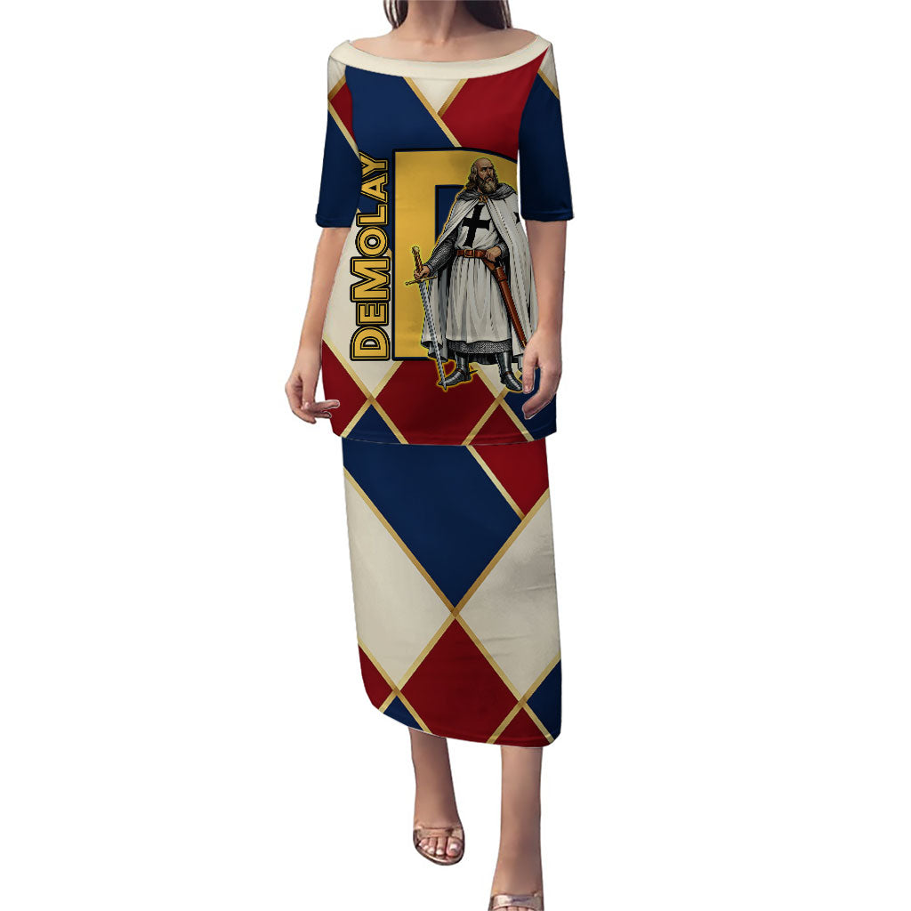 Jacques De Molay Puletasi Crusader Knight Retro Virtues Seven Precepts