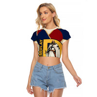 Jacques De Molay Raglan Cropped T Shirt Crusader Knight Retro Virtues Seven Precepts