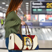Jacques De Molay Travel Bag Crusader Knight Retro Virtues Seven Precepts