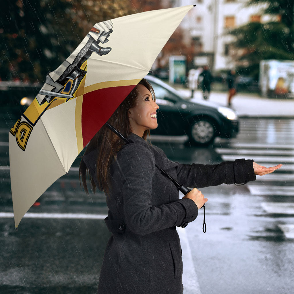 Jacques De Molay Umbrella Crusader Knight Retro Virtues Seven Precepts