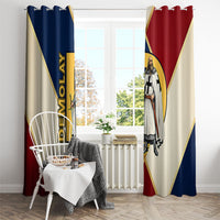 Jacques De Molay Window Curtain Crusader Knight Retro Virtues Seven Precepts