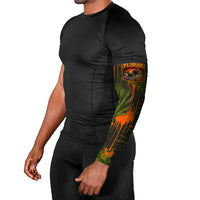 Florida Alligator Airboat Arm Sleeves Everglade Swamp Life Graffiti Splatter Artwork