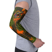 Florida Alligator Airboat Arm Sleeves Everglade Swamp Life Graffiti Splatter Artwork