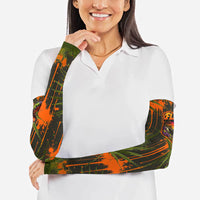 Florida Alligator Airboat Arm Sleeves Everglade Swamp Life Graffiti Splatter Artwork