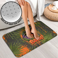 Florida Alligator Airboat Bathroom Set Everglade Swamp Life Graffiti Splatter Artwork