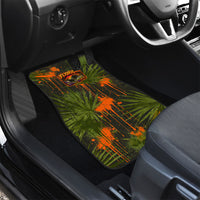 Florida Alligator Airboat Car Mats Everglade Swamp Life Graffiti Splatter Artwork