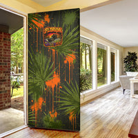 Florida Alligator Airboat Door Cover Everglade Swamp Life Graffiti Splatter Artwork