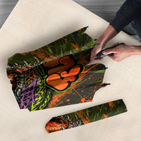 Florida Alligator Airboat Umbrella Everglade Swamp Life Graffiti Splatter Artwork
