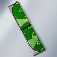 Let's Get Juicy Waterwasted Watermelon Auto Sun Shade Funny Cartoon Summer Fruit Party Art