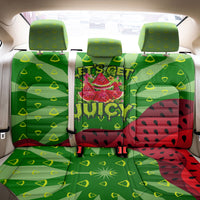 Let's Get Juicy Waterwasted Watermelon Back Car Seat Cover Funny Cartoon Summer Fruit Party Art