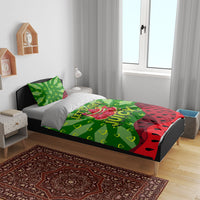 Let's Get Juicy Waterwasted Watermelon Bedding Set Funny Cartoon Summer Fruit Party Art