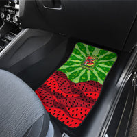 Let's Get Juicy Waterwasted Watermelon Car Mats Funny Cartoon Summer Fruit Party Art