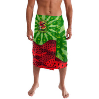 Let's Get Juicy Waterwasted Watermelon Lavalava Funny Cartoon Summer Fruit Party Art
