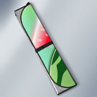 Summer Vibes Watermelon Auto Sun Shade Drinks And Fruit - Vibrant Watercolor Style - Tropical Vacation Art
