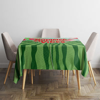 Summer Vibes Watermelon Tablecloth Drinks And Fruit - Vibrant Watercolor Style - Tropical Vacation Art
