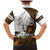 Custom Deer Hunting Skull Family Matching Mermaid Dress and Hawaiian Shirt with Antlers Graphic on Autumn Leaf Camo Background - Wonder Print Shop