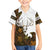Custom Deer Hunting Skull Family Matching Short Sleeve Bodycon Dress and Hawaiian Shirt with Antlers Graphic on Autumn Leaf Camo Background - Wonder Print Shop