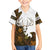 Custom Deer Hunting Skull Family Matching Tank Maxi Dress and Hawaiian Shirt with Antlers Graphic on Autumn Leaf Camo Background - Wonder Print Shop