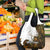 Custom Deer Hunting Skull Grocery Bag with Antlers Graphic on Autumn Leaf Camo Background - Wonder Print Shop