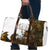 Custom Deer Hunting Skull Travel Bag with Antlers Graphic on Autumn Leaf Camo Background - Wonder Print Shop