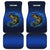 Custom Jumping Bass Fishing Car Mats with Water Splash and Lightning Background - Wonder Print Shop
